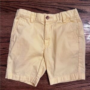 Vineyard Vines Light Yellow Boys Chino Shorts, Size 6
